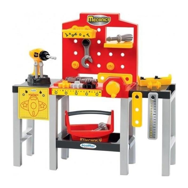 Établi bricolage modulable Ecoiffier - Made in France - 32 pcs