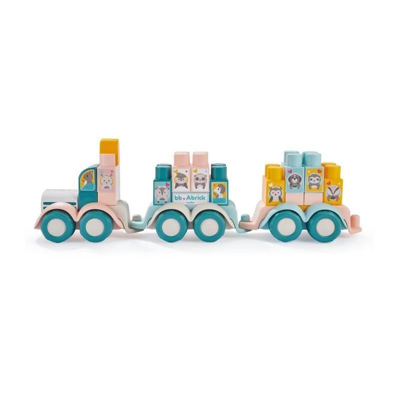Train à construire - Ecoiffier - 7918: Jeu d'assemblage compact