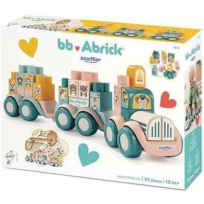 Train à construire - Ecoiffier - 7918: Jeu d'assemblage compact