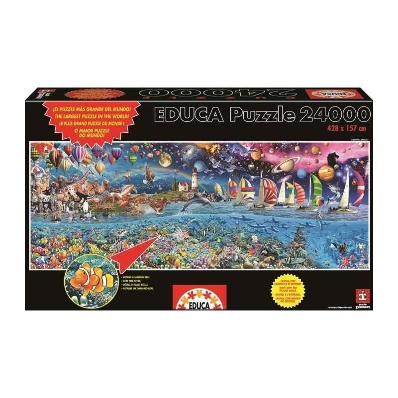 Puzzle La Vie 24000 Pièces - EDUCA - Tableaux et peintures - Multicolore