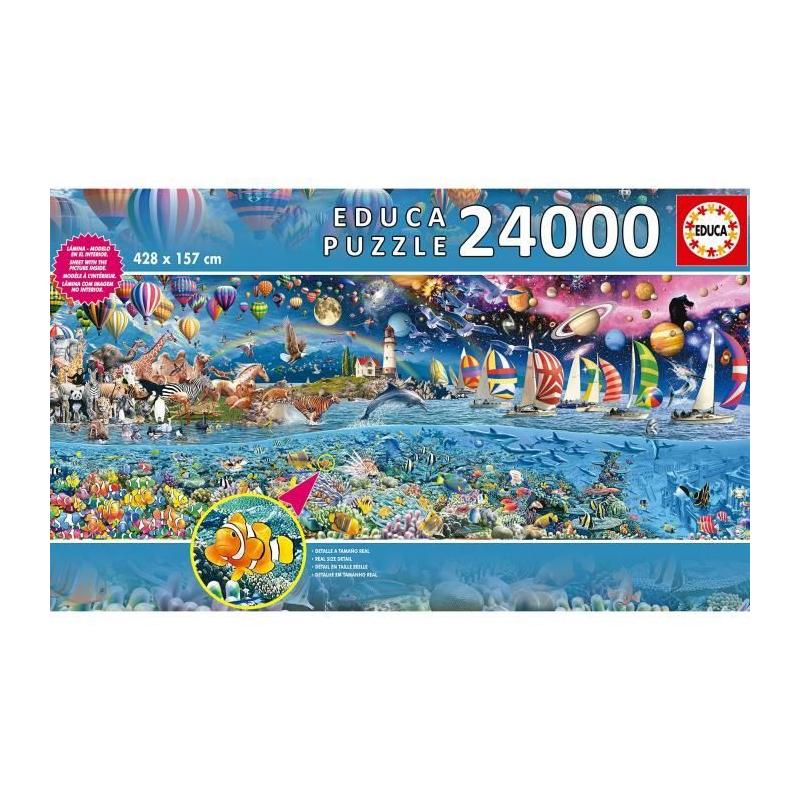 Puzzle La Vie 24000 Pièces - EDUCA - Tableaux et peintures - Multicolore