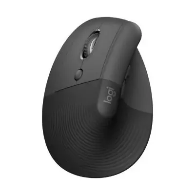 Souris ergonomique Logitech sans fil pour gaucher - Graphite