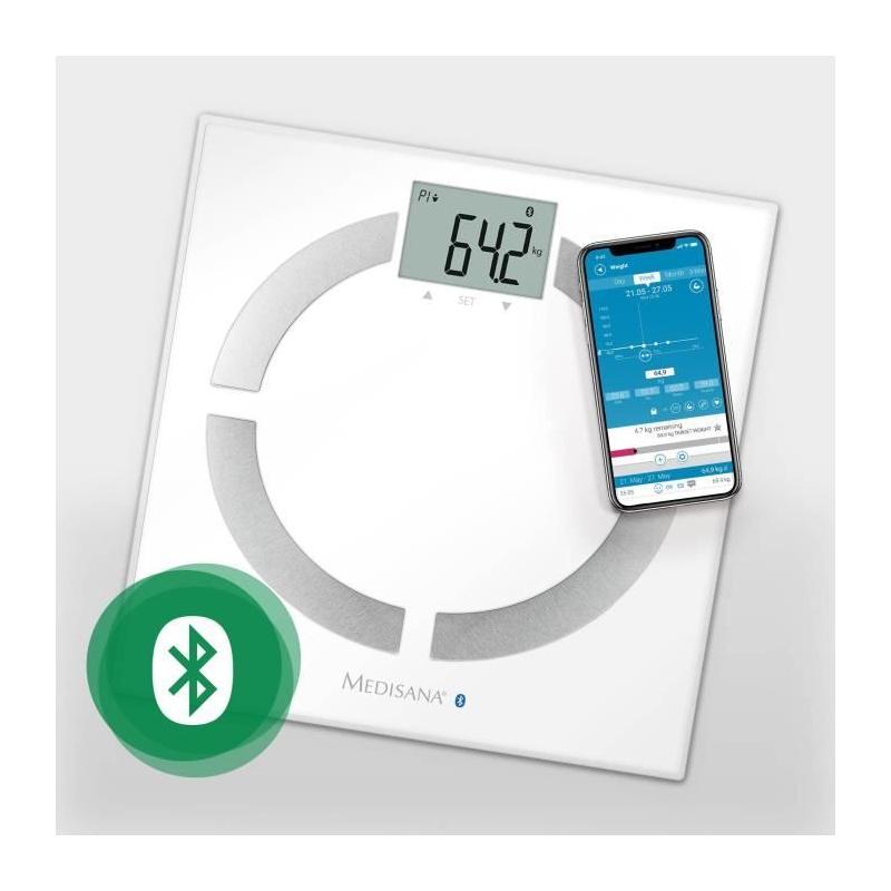 Pese-personne Medisana BS 444 - Électronique connectée compacte