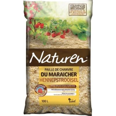 Paille de chanvre UAB 100L pour un potager protégé et un sol enrichi