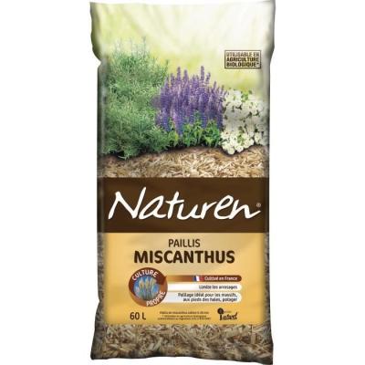 Paillis de Miscanthus 60L pour un jardin naturel et écologique