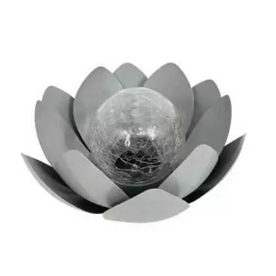 Décoration lumineuse extérieure: Nénuphar solaire GALIX - 25 cm - 7 Lumens