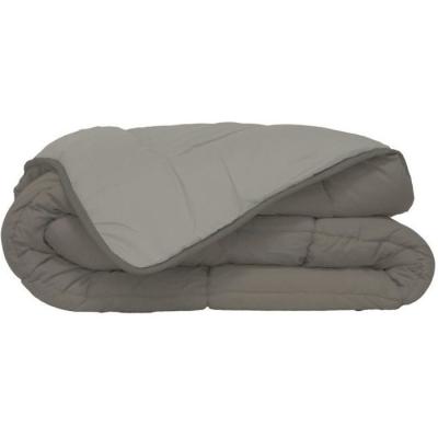 Couette chaude Microfibre 400g/m² Taupe & Lin 240x260cm - Confort d'hiver