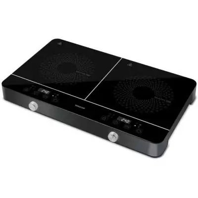 Plaque de cuisson induction SENCOR SCP 4201GY - 3500 W - Double foyer - Gris