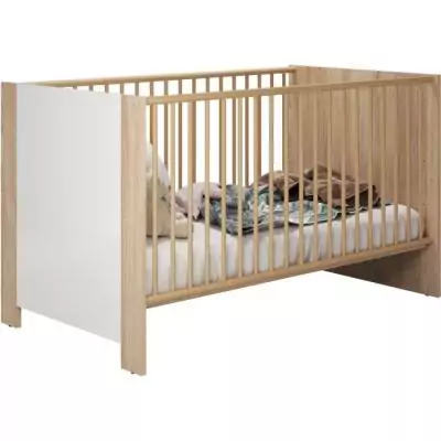 Ensemble chambre bébé PIA - Chêne Sonoma et Blanc - Éco responsable