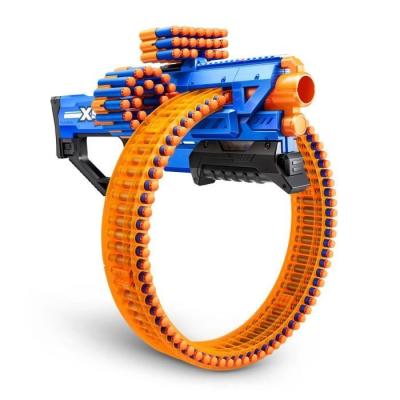 Blaster Rotatif ZURU XSHOT Insanity Mad Mega Barrel - 72 fléchettes, portée 27m
