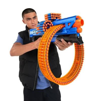 Blaster Rotatif ZURU XSHOT Insanity Mad Mega Barrel - 72 fléchettes, portée 27m