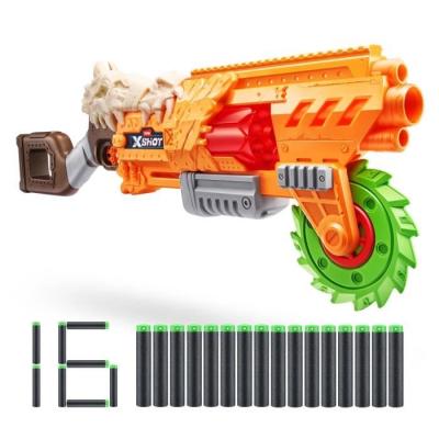 Lanceur de fléchettes ZURU X-SHOT Horrorfire Doomsday - 16 fléchettes - Portée 27m