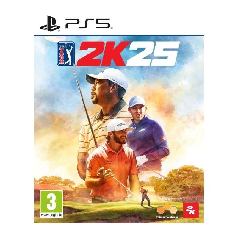 PGA Tour 2K25 - Jeu PS5 | Dimensions compactes pour une expérience de jeu exceptionnelle