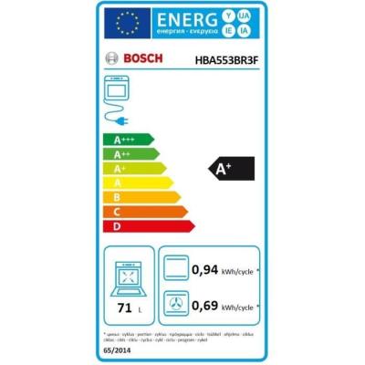 Four encastrable Bosch Serie 4 - Inox - Chaleur tournante - 71 L