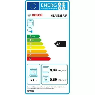 Four encastrable Bosch Serie 4 - Inox - Chaleur tournante - 71 L