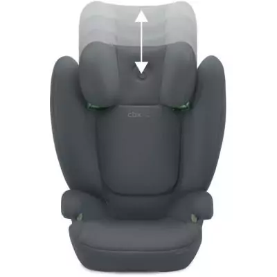 Siège auto Solution B i-fix Steel Grey CYBEX - Groupe 2/3 - Gris - Harnais 4-5 points - Inclinable