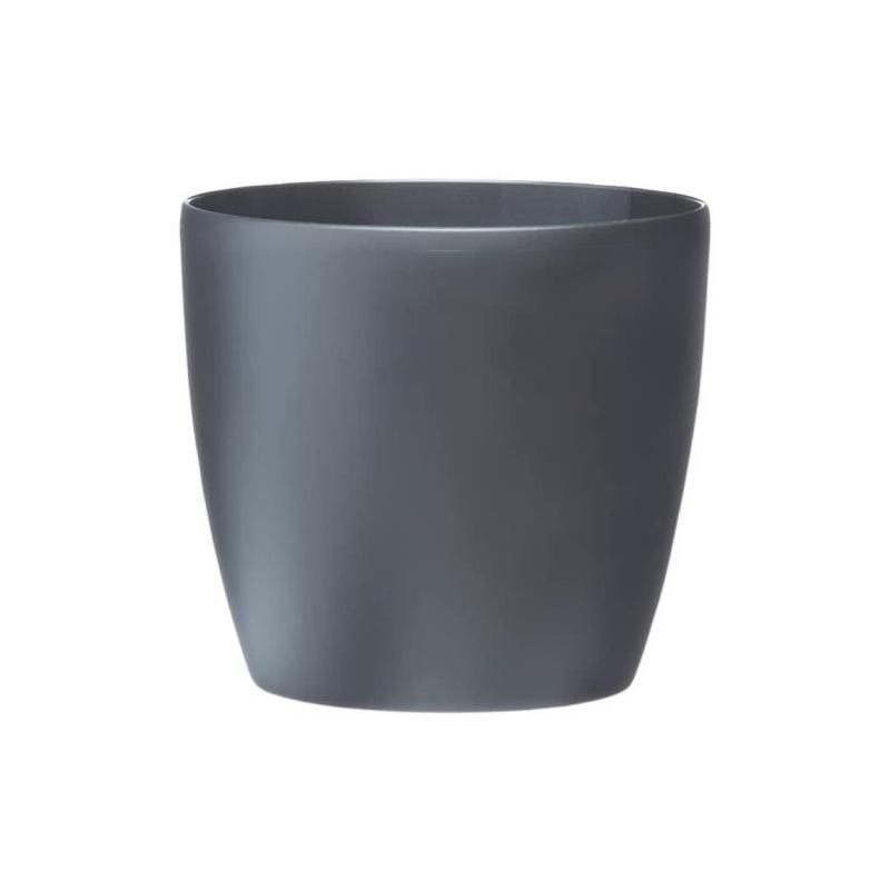 Pot de fleurs ELHO Brussels 40cm Noir - Roues - Intérieur recyclé