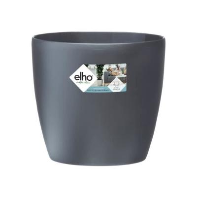 Pot de fleurs ELHO Brussels 40cm Noir - Roues - Intérieur recyclé