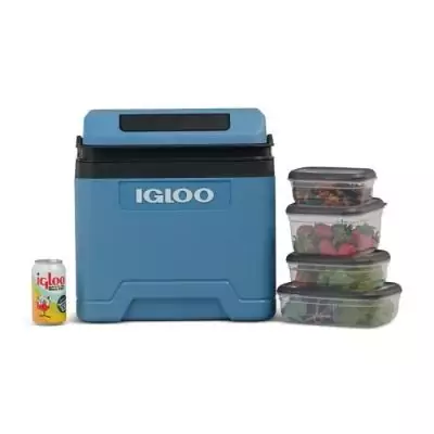 Glacière électrique IGLOO 12V - Bleu Moderne 24L - Compact et Puissant