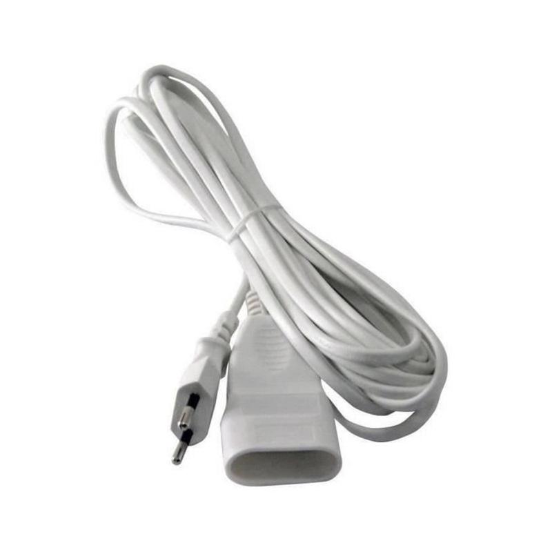Rallonge électrique 5m 2x0,75mm - Pratique et efficace