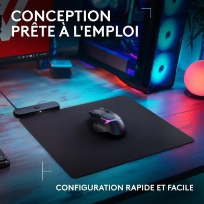 Tapis de souris Logitech G Powerplay 2 - Charge sans fil - Noir