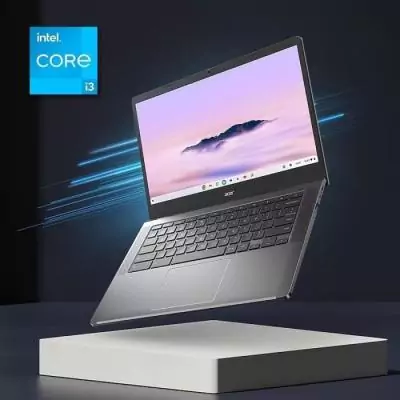 Acer Chromebook Plus CB514-4HT-30AF: PC Portable Intel Core i3-N305, 8Go RAM, 512Go SSD, Batterie - 14" FHD IPS