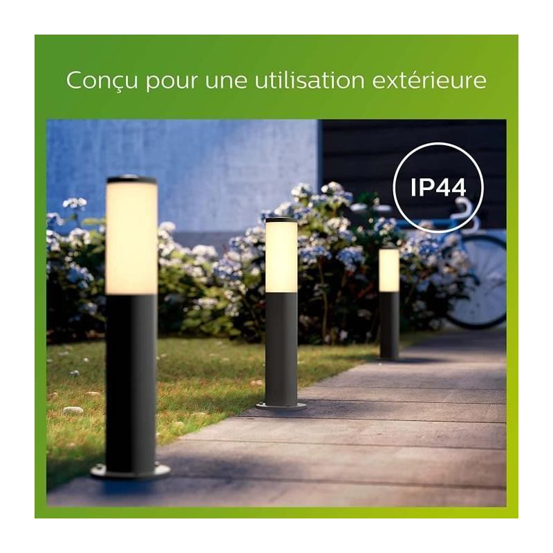 Applique extérieure PHILIPS Utrecht - Design contemporain - Gris - LED 20W