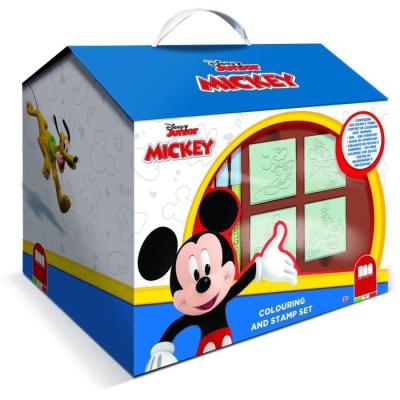 Coloriage amusant : jeu de tampon MULTIPRINT Mickey