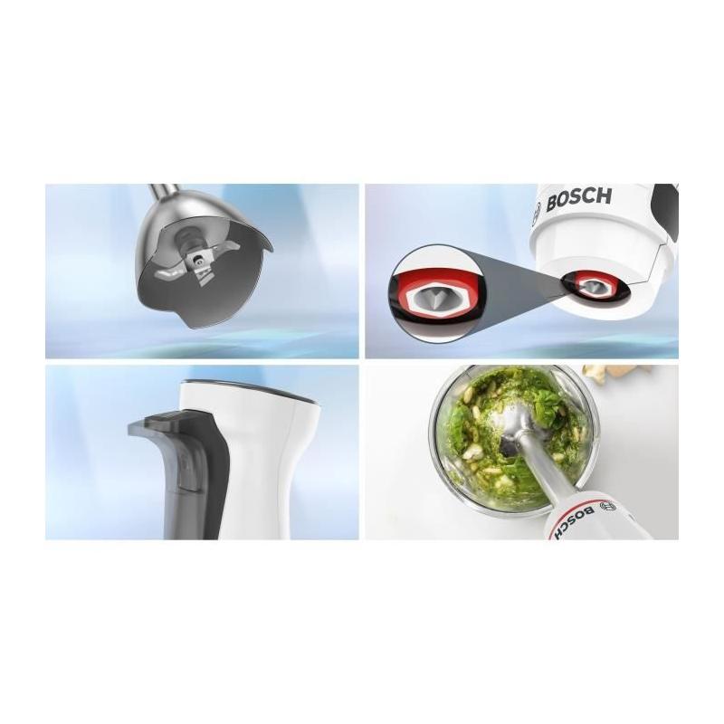 Mixeur plongeant Bosch ErgoMaster MSM4W410 - Puissant moteur 800W