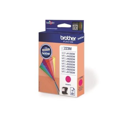 Cartouche d'encre Magenta Brother LC223M - Dimensions compactes