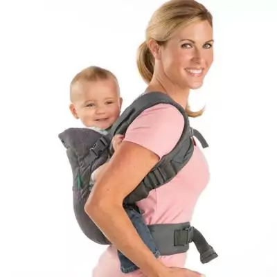 Porte bébé Flip ergonomique 4 en 1 gris - INFANTINO - Pratique et confortable