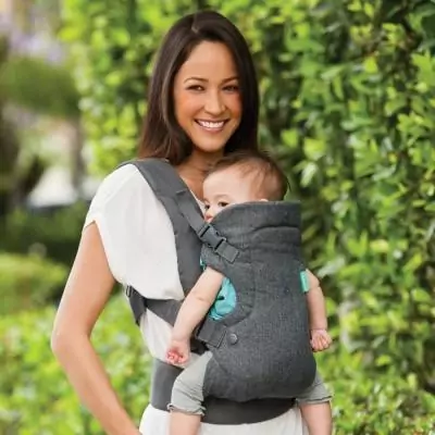 Porte bébé Flip ergonomique 4 en 1 gris - INFANTINO - Pratique et confortable