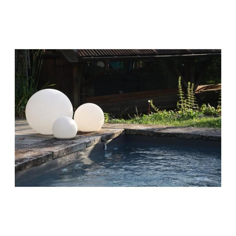 Boule solaire Luna Blanc Ø 56 cm - Décoration lumineuse