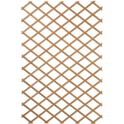 Treillis de jardin 100x300 cm - Bois Marron - Idéal pour votre jardin