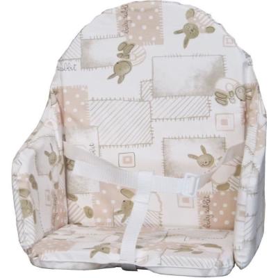 Coussin de chaise BAMBISOL avec motif Lapin beige