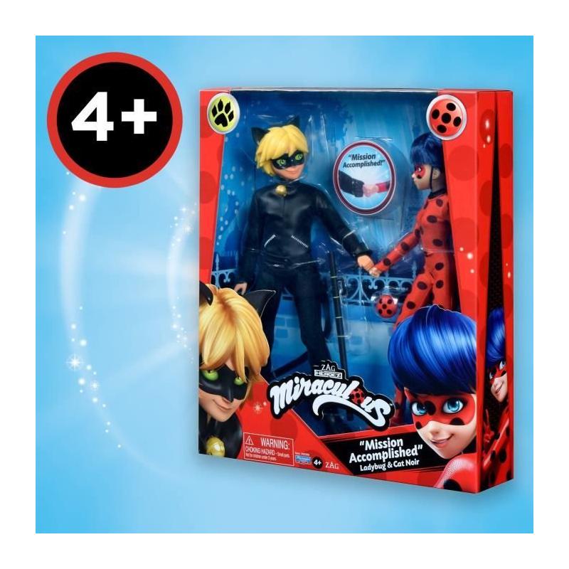 Pack de 2 Poupées mannequin 26 cm Miraculous Ladybug - Revivez les aventures!