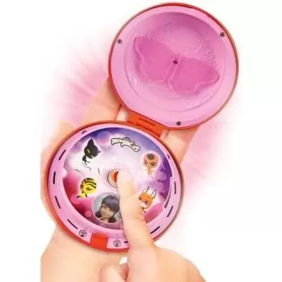 Téléphone Magique Ladybug - BANDAI - Miraculous - Enfant 4 ans - Rose Violet