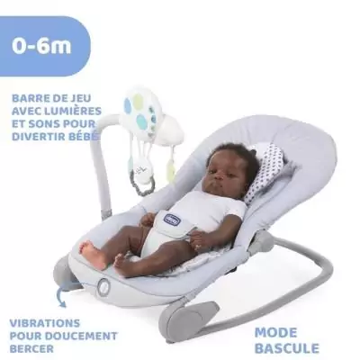 Transat évolutif CHICCO BALLOON DOTS - musical et vibrant