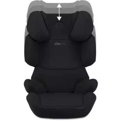 Siège auto CYBEX Solution X i-Fix - 3 à 12 ans - Pure Black