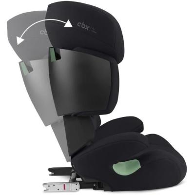 Siège auto CYBEX Solution X i-Fix - 3 à 12 ans - Pure Black