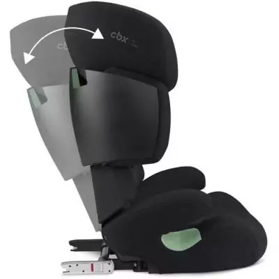 Siège auto CYBEX Solution X i-Fix - 3 à 12 ans - Pure Black