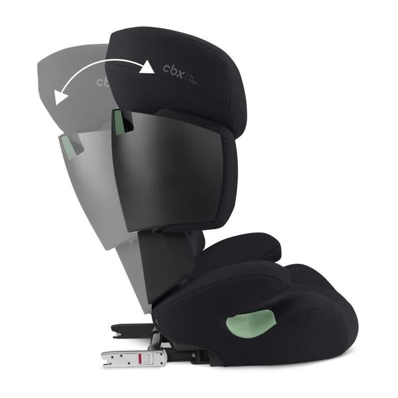 Siège auto CYBEX Solution X i-Fix - 3 à 12 ans - Pure Black