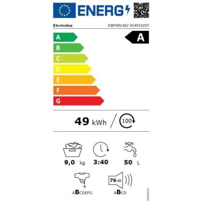 Lave-linge Electrolux EWF0914A2 - Performant et économe