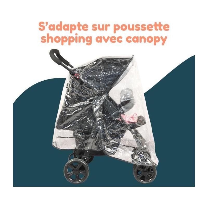 Habillage pluie universel BAMBISOL - Compact et efficace