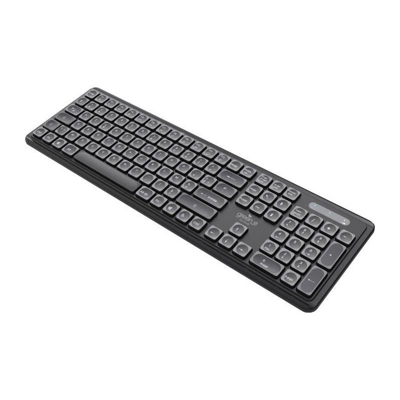 Clavier sans fil écologique MOBILITY USB-A Noir - Dimensions pratiques