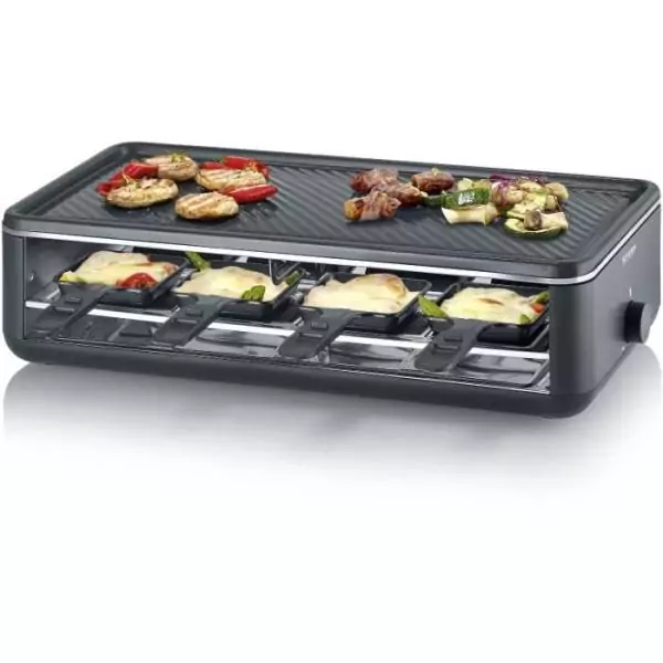 Appareil a raclette SEVERIN - RG2365 - Jusqu'a 8 personnes - Revetement céramique - 1300W
