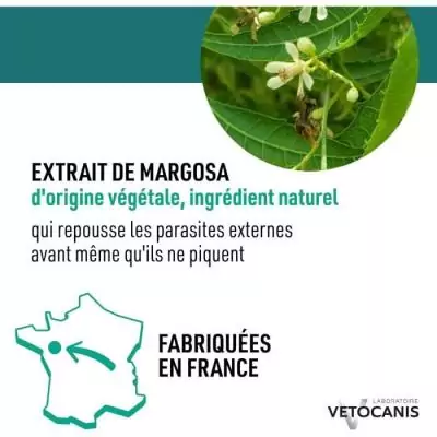 VETOCANIS 2 Pipettes anti-puces et anti-tiques - Chien 10-20 kg