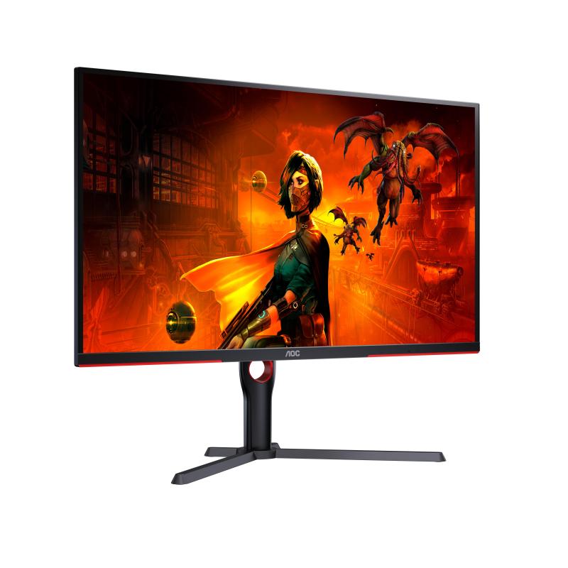 AOC G3 U32G3X BK LED display 80 cm (31.5") 3840 x 2160 pixels 4K Ultra HD Noir, Rouge