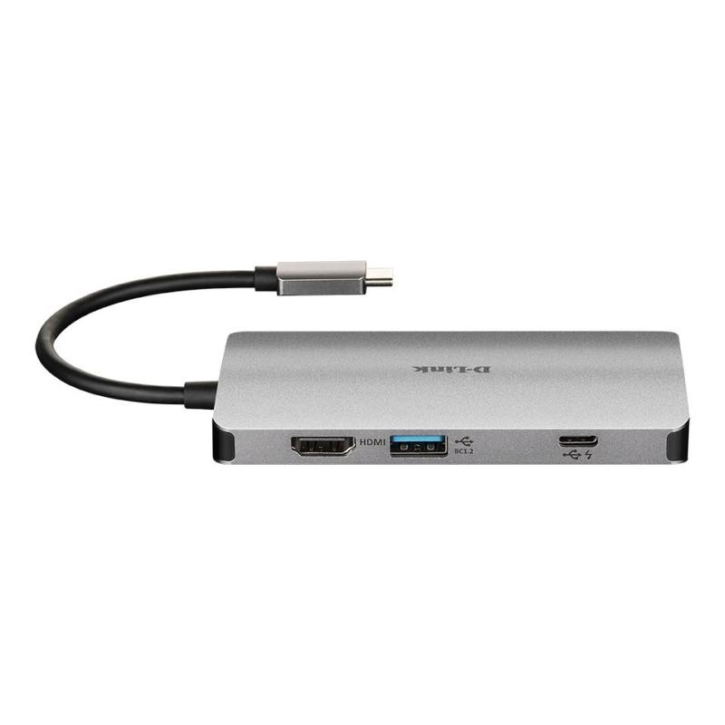 D-Link DUB-M810 station d'accueil Avec fil USB 3.2 Gen 1 (3.1 Gen 1) Type-C Aluminium