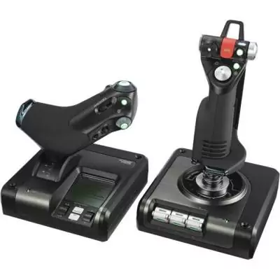 Joystick Logitech X52 Pro Flight Control Panel - Dimensions compactes